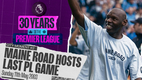 Remembering City’s last game at Maine Road