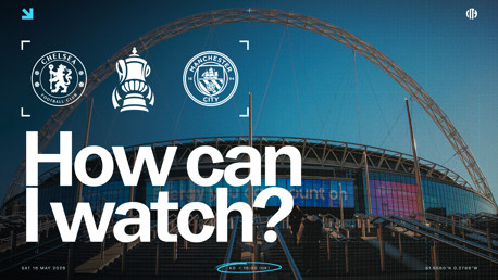 How can I watch Chelsea v City on TV?