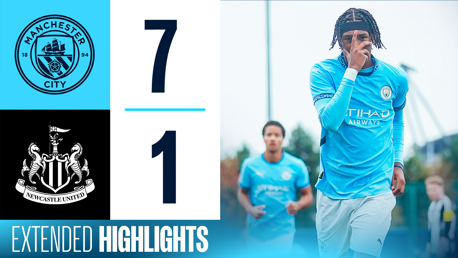 Extended highlights: City Under-18s 7-1 Newcastle Under-18s