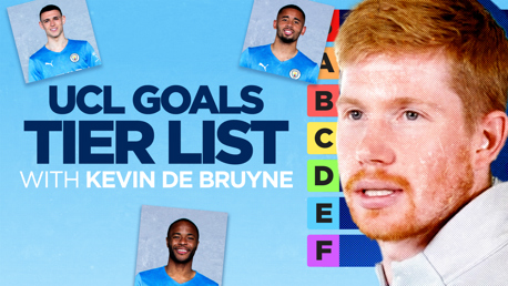 UCL goals tier list: Kevin De Bruyne