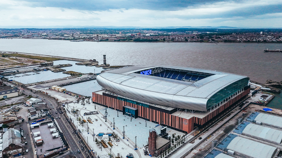 El estadio de Bramley-Moore Dock, nuevo hogar del Everton.