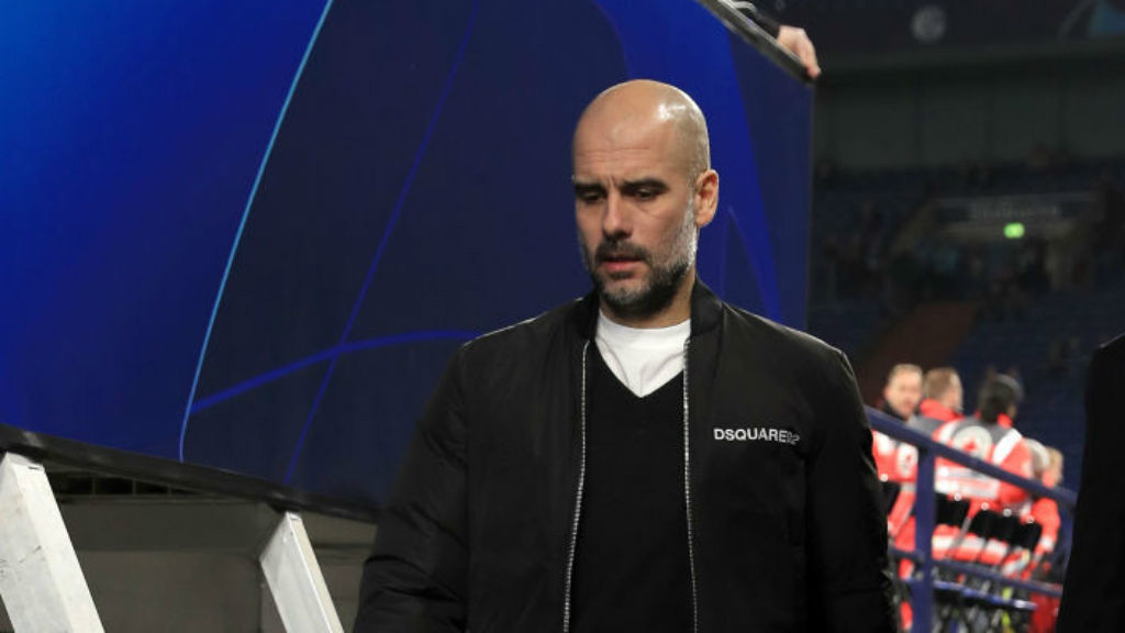 Pep arrives at the VELSTIN-Arena ahead of Schalke clash