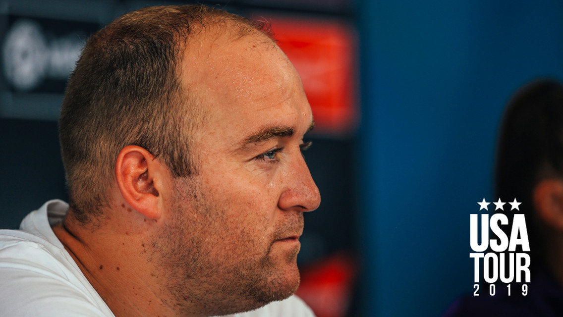 PRESS CONFERENCE: Nick Cushing addresses the media