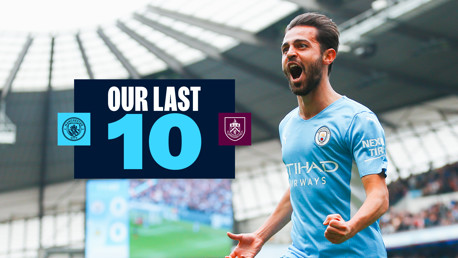 City's recent home Premier League goals against Burnley