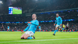 KNEE SLIDE: Haaland enjoyed that!