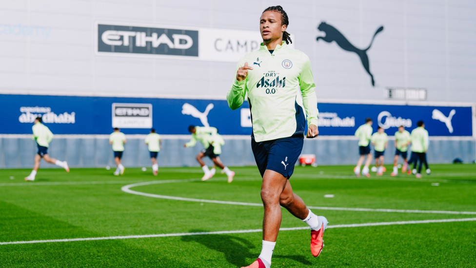 FLYING DUTCHMAN  : Nathan Ake out on the grass.