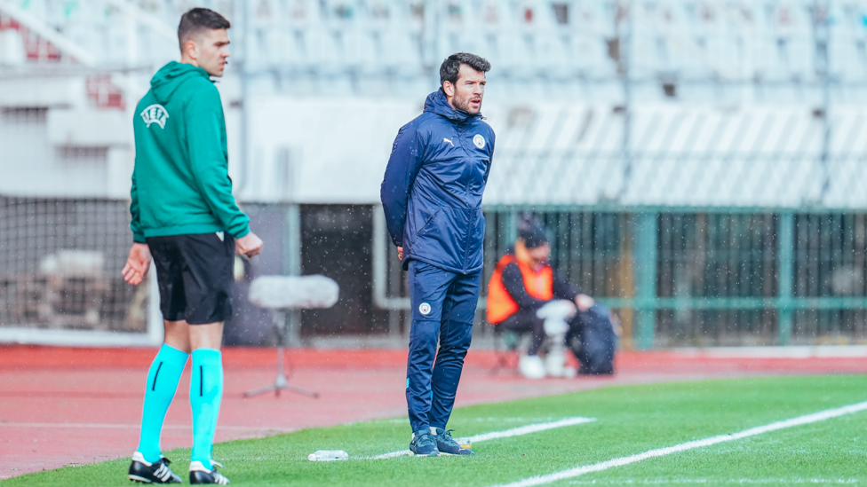 LEADING MAN: Head coach Brian Barry-Murphy urges City on