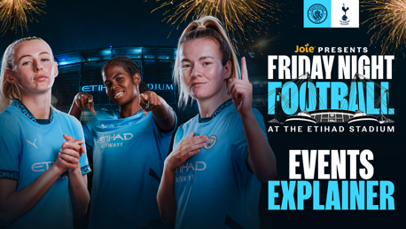 City v Spurs: Make the most of our WSL Etihad Clash
