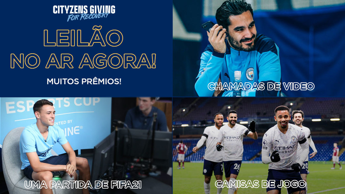 Leilão Cityzens Giving for Recovery Auction começou!