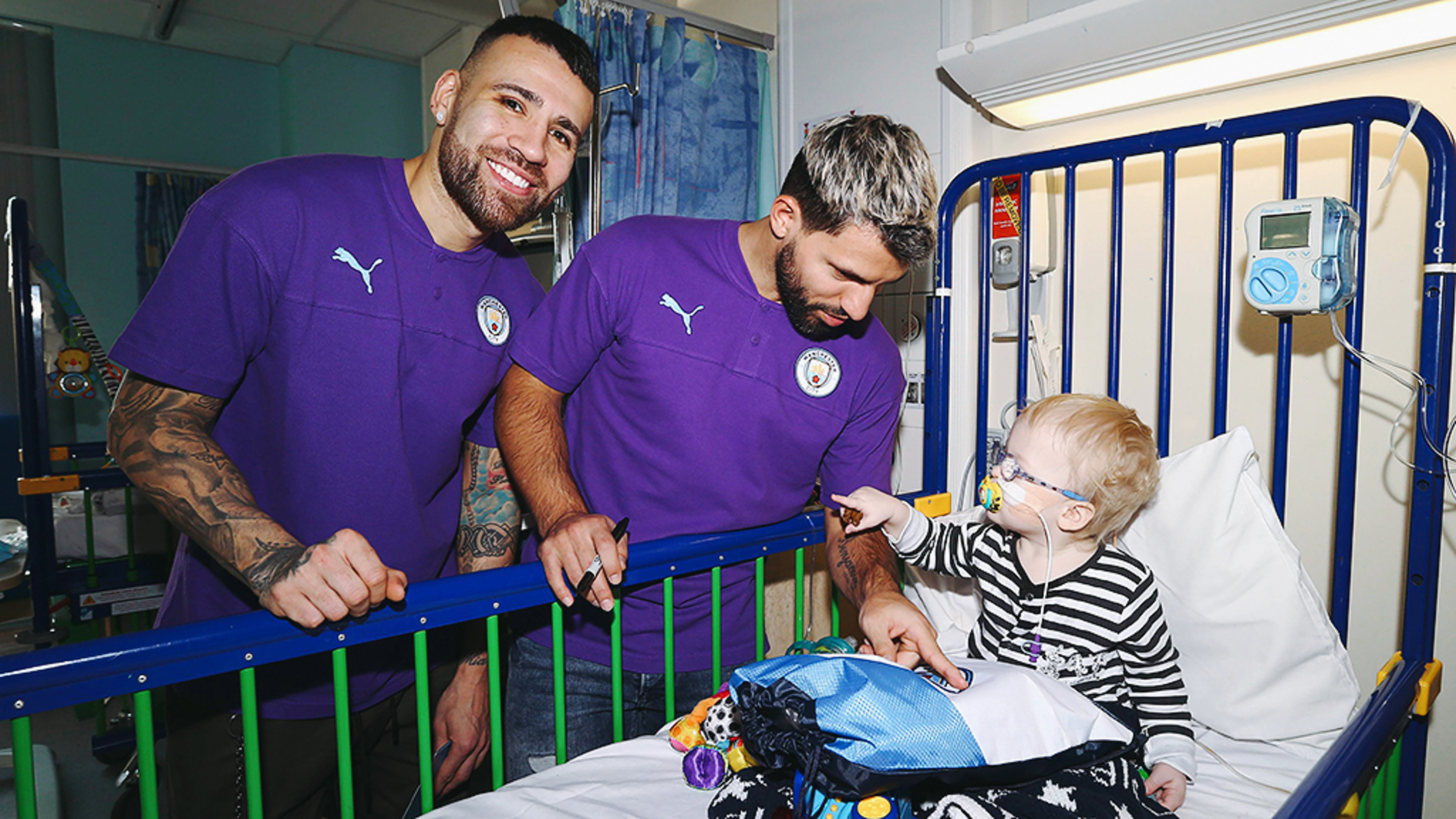 City spread festive cheer with hospital visits