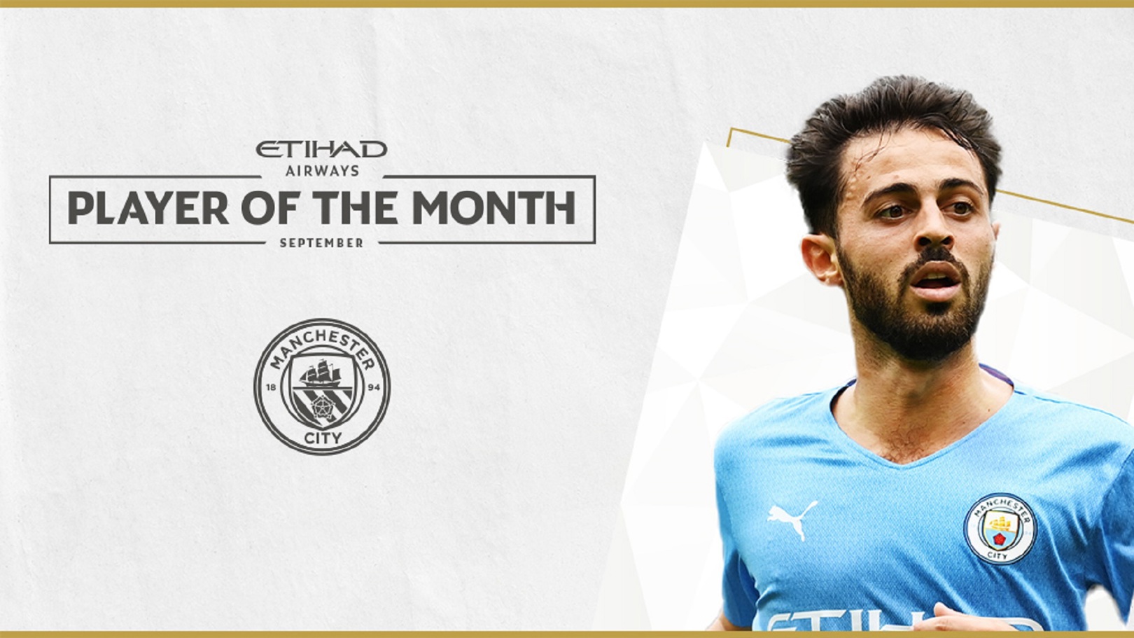 Bernardo named Etihad Player of the Month