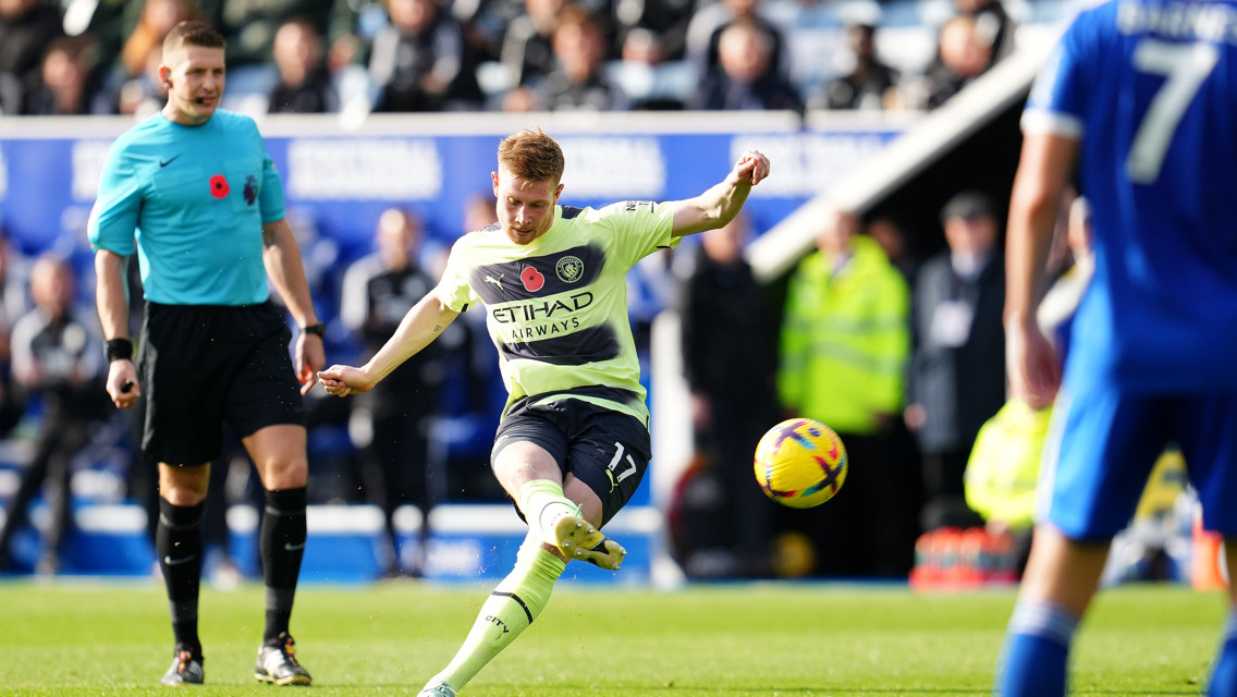 De Bruyne free-kick voted Nissan Goal of the Month