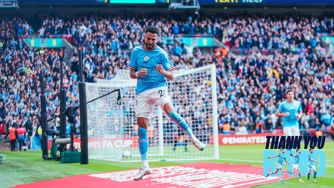 Mahrez’s City career in numbers