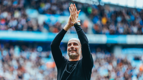 APPLAUSE: The boss loves what his team is producing on the pitch.