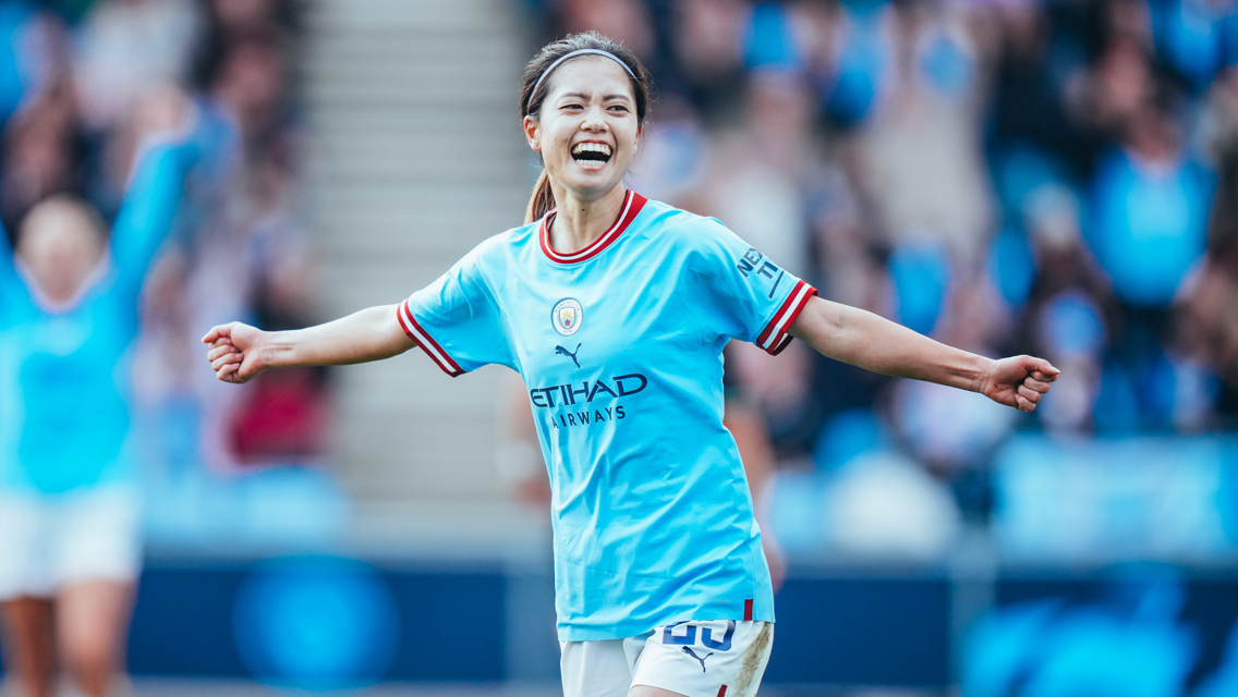 Hasegawa shortlisted for WSL Player of the Month