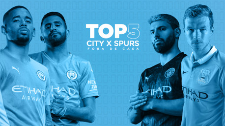 TOP5 | Cinco gols fora de casa contra os Spurs