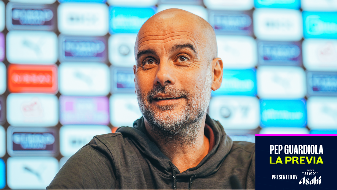 Pep, satisfecho con el ritmo del equipo