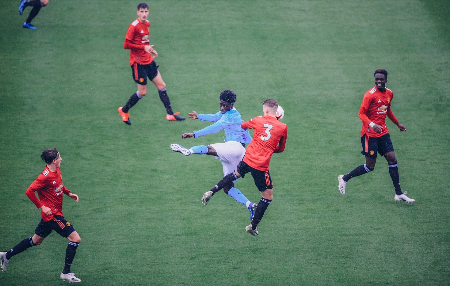 UP AND AT 'EM: It was a thrilling affair at the CFA