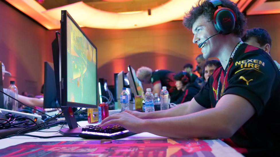 HAVING FUN : Skram enjoying his game at DreamHack Dallas in 2023. 