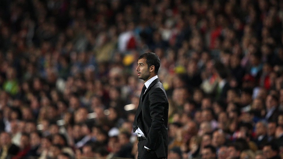 NEW ERA : After success with the club's B team Pep is appointed head coach at Barcelona