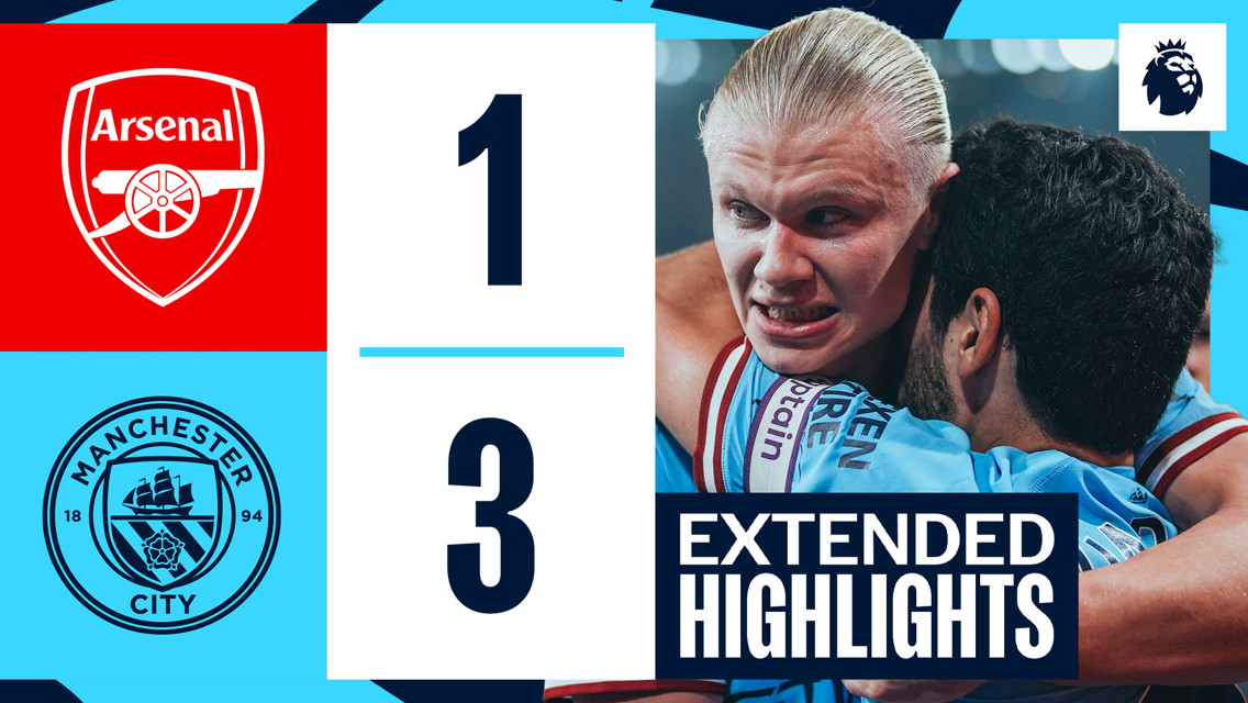 Arsenal 1 x 3 City: resumo estendido