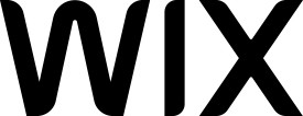 The image displays the logo of the company 'Wix' with bold, black letters spelling 'WIX'.