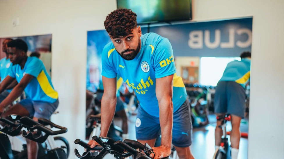 PREP TIME : Josko hard at work in the gym during a training session in July 2024 in Chapel Hill, North Carolina as part of our pre-season preparations.