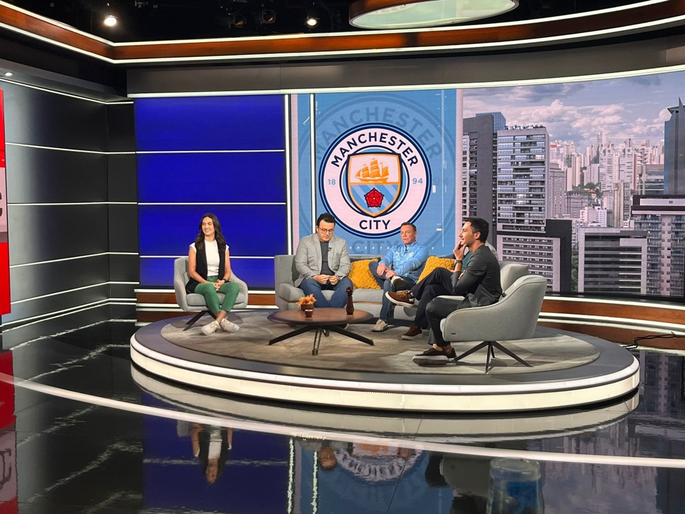 Mariana Spinelli, Vaughan, Paul Dickov, Mário Marra e Bruno Vicari 