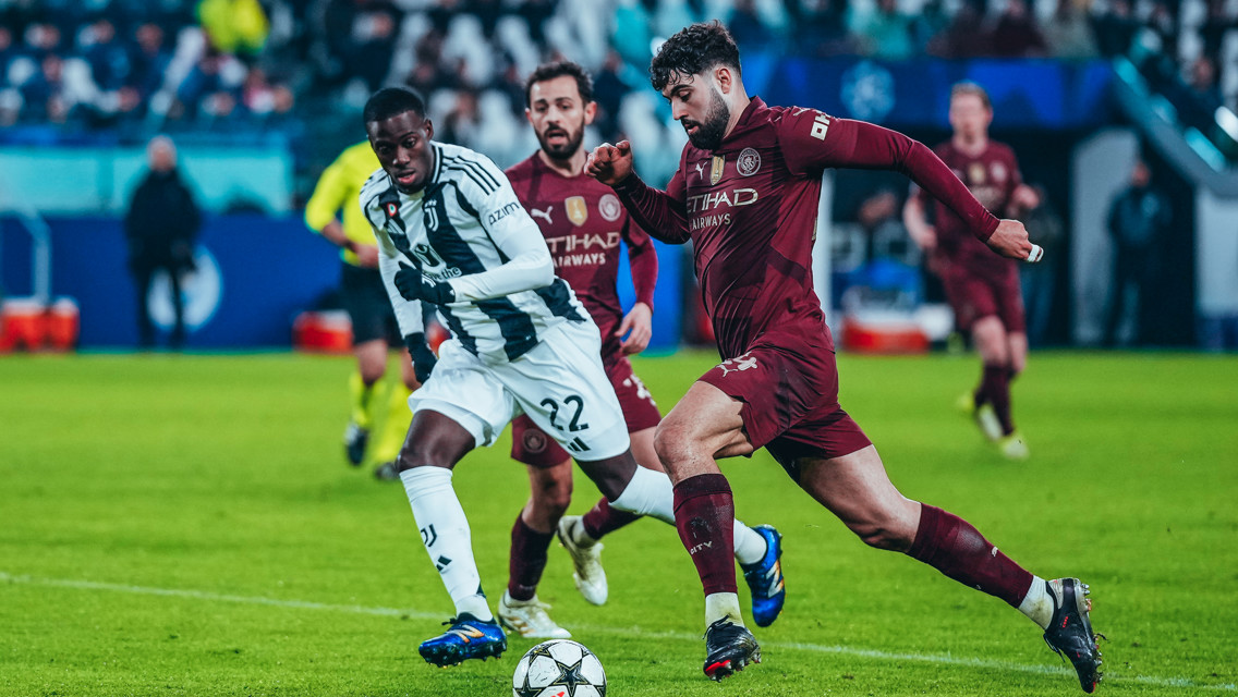 City perde para Juventus na Champions
