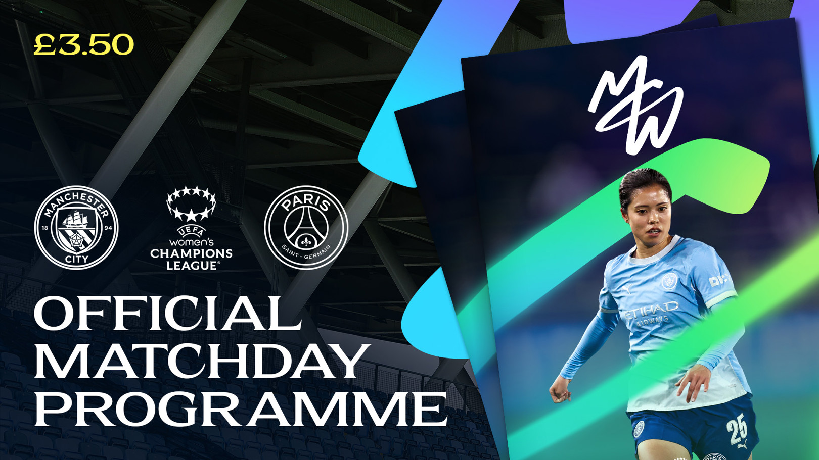 Fujino in the spotlight for City v PSG programme! 