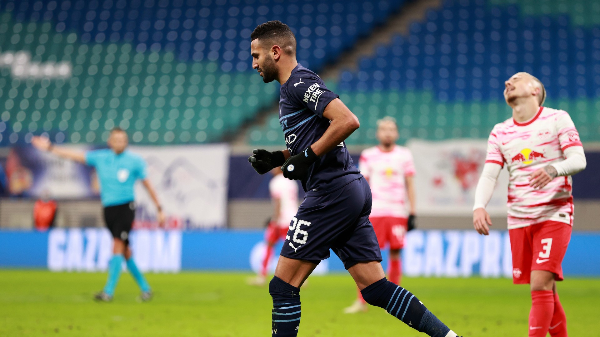FORWARD VISION: Riyad Mahrez looks to press forward