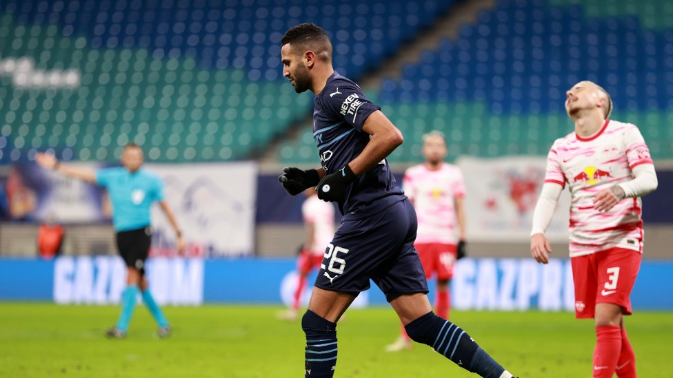 FORWARD VISION: Riyad Mahrez looks to press forward