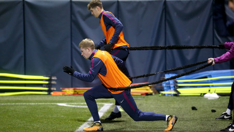 Pre-Burnley training: FA Cup ready