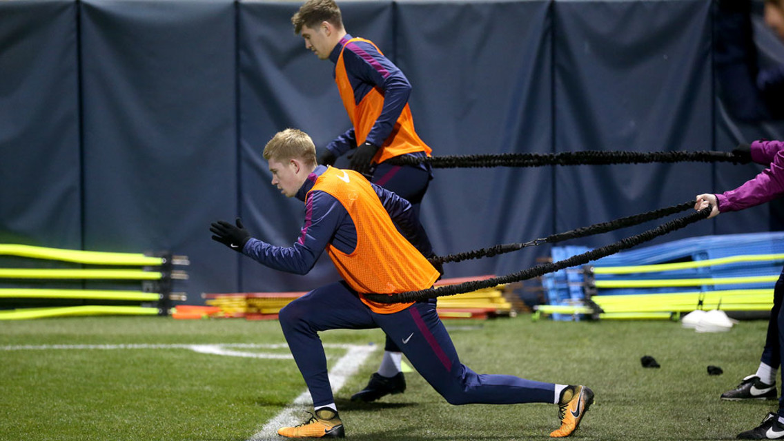 Pre-Burnley training: FA Cup ready
