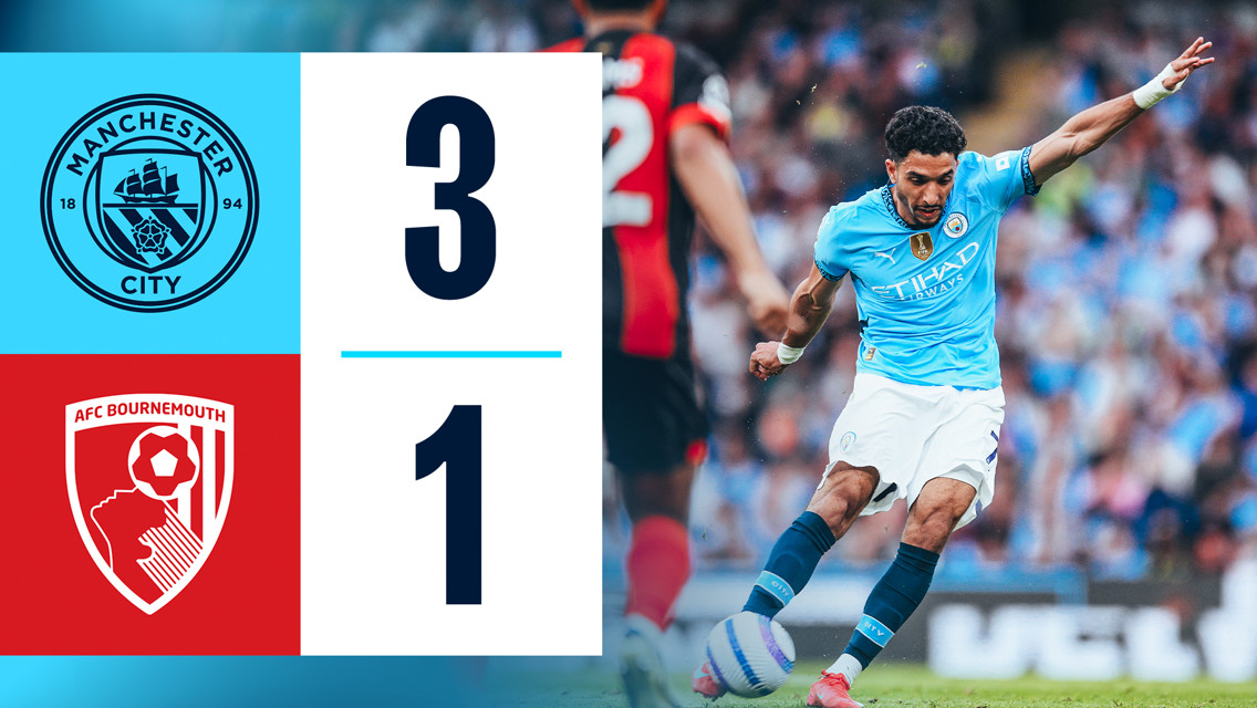 City 3-1 Bournemouth: Short highlights