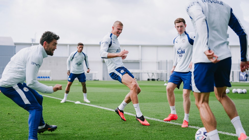 ON THE BALL: An enjoyable drill by the looks!