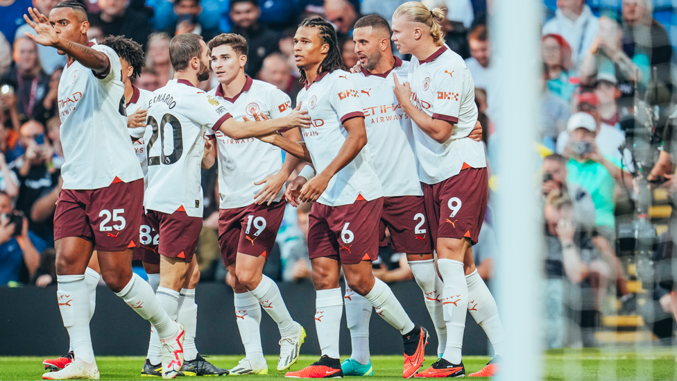 MAIN MAN : Haaland feels the love!