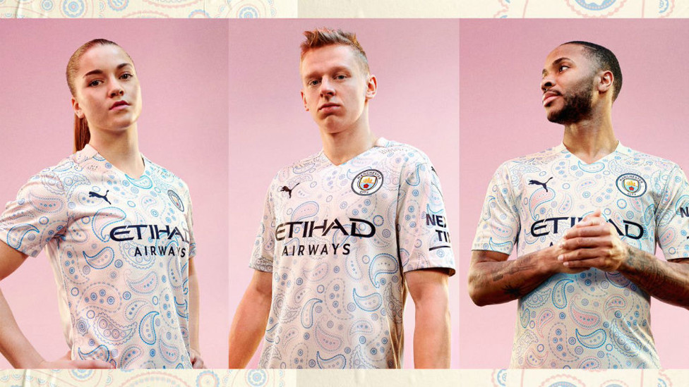 CALL OF DUTY: Jess Park, Oleks Zinchenko and Raheem Sterling model the new Third Kit