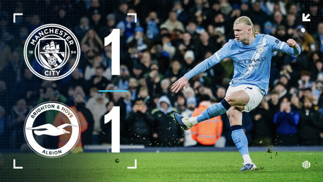 City 1-1 Brighton: 2-minute highlights