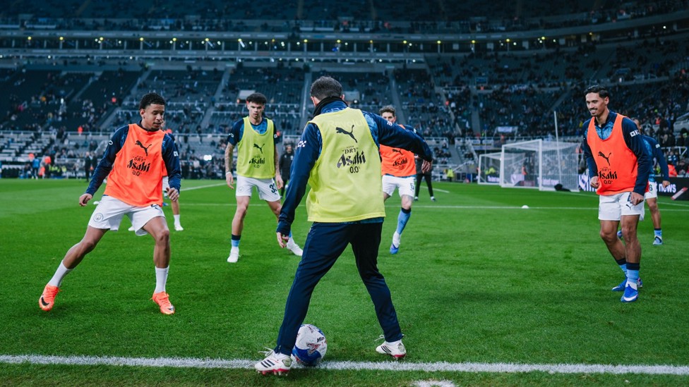 GROUP WORK: Warming up under the lights