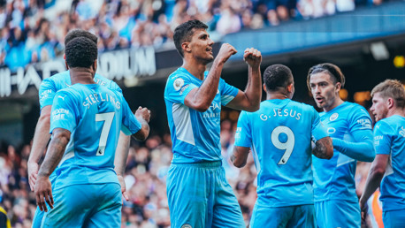 MAGIC NUMBER: Three goals, three points, three points clear at the top of the Premier League.