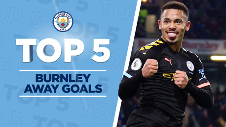 Top five goals v Burnley