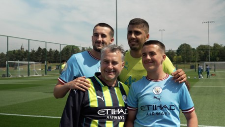 CITC prize draw winner enjoys men's first team training experience