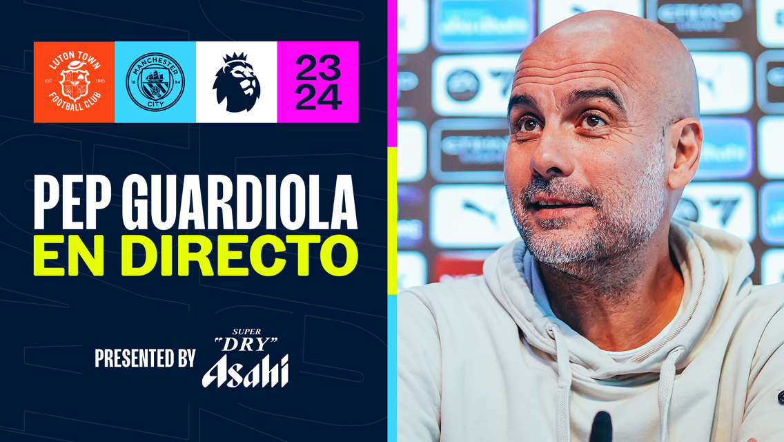 Luton Town v City: rueda de prensa