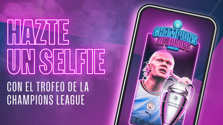 Tomate un selfie con el trofeo de la Champions League