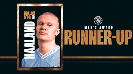 Haaland finishes second in 2023 Men’s Ballon d’Or