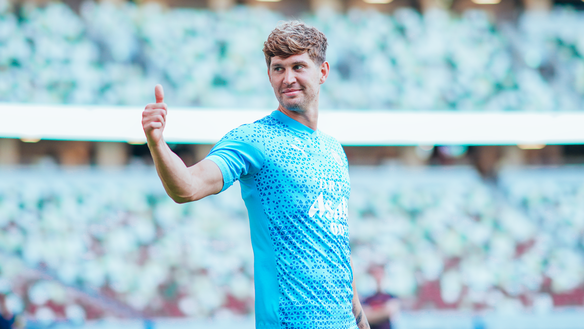 A carreira de John Stones no City em números