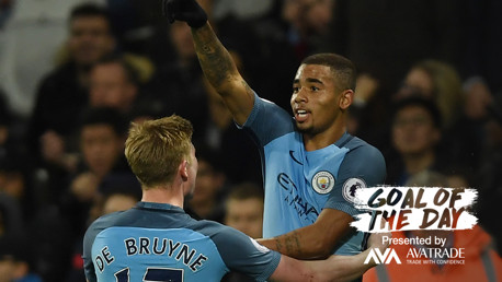 GOAL OF THE DAY: Gabriel Jesus v West Ham.