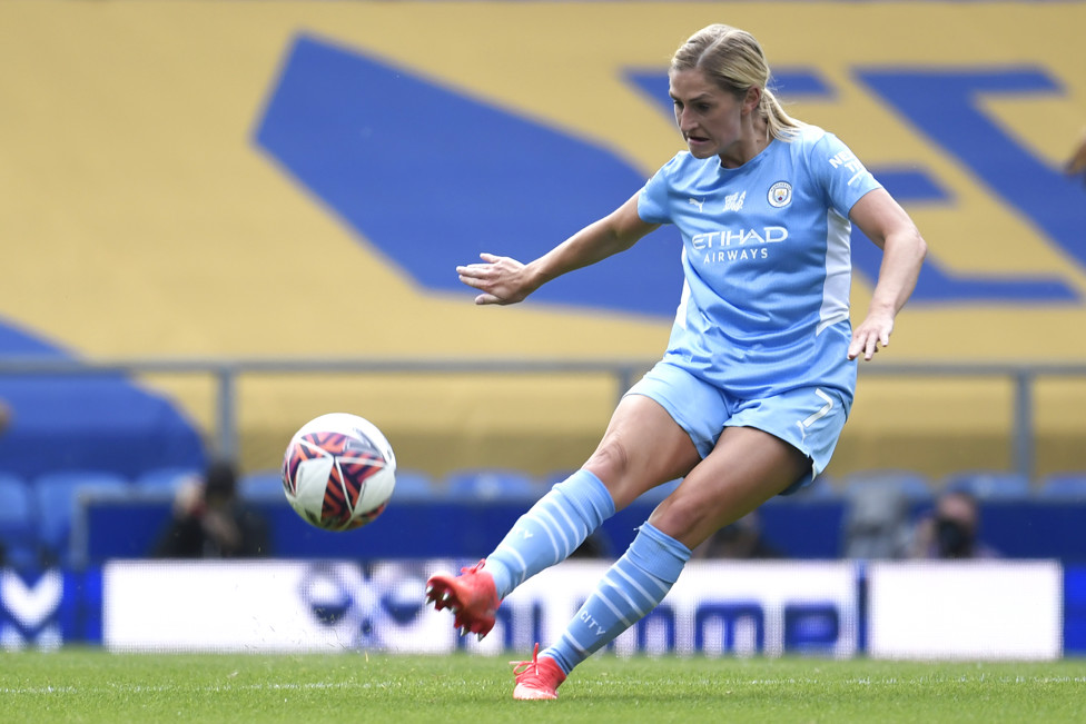 HAUNTING : She comes back to haunt her former employers by netting against Liverpool