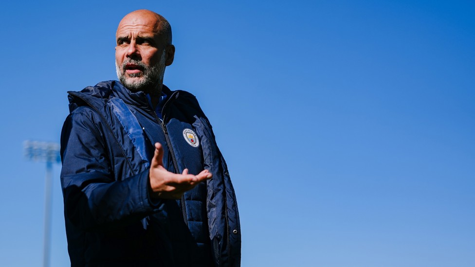 THE GOAT: It's our manager, Pep Guardiola